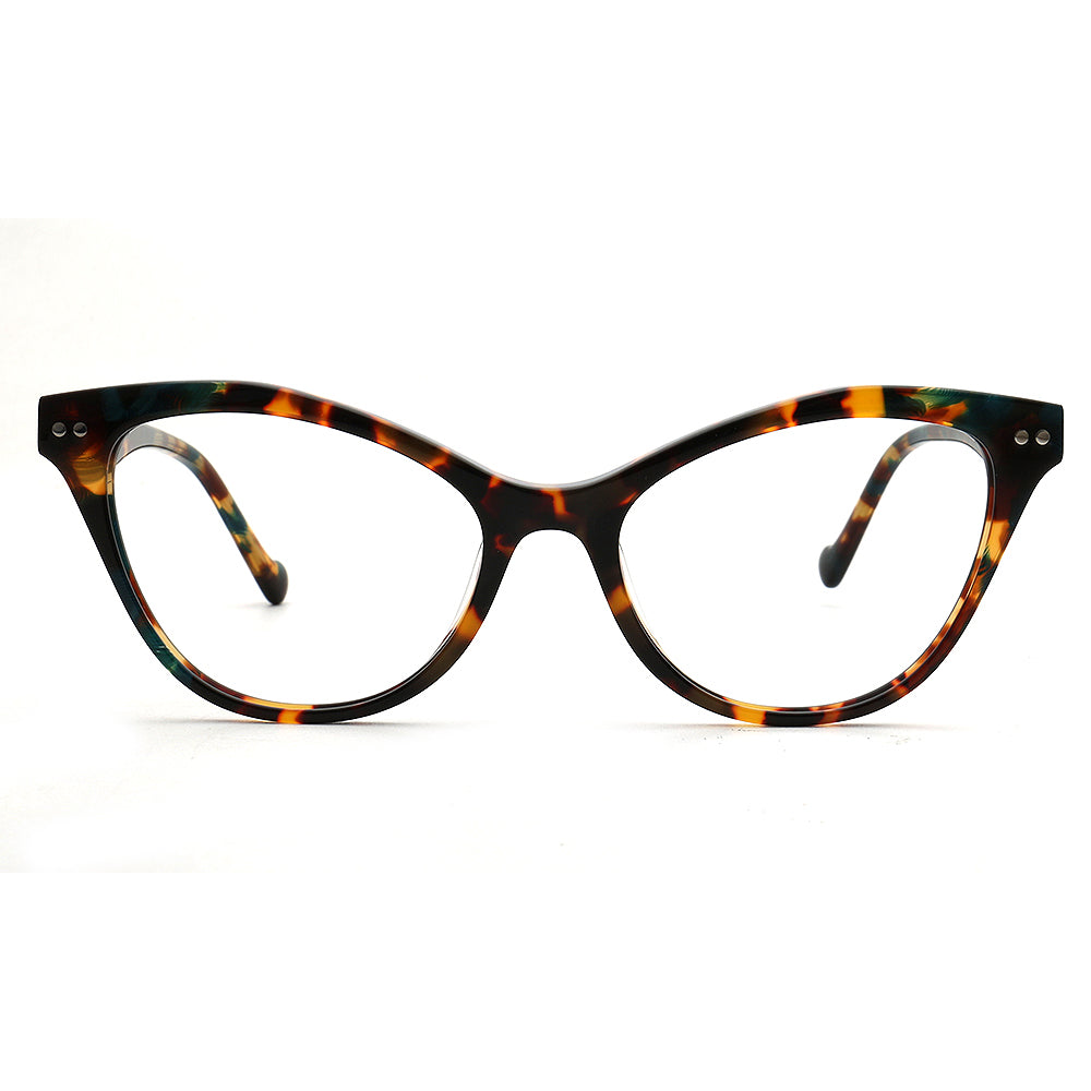 Alora | Trendy Womens Cat Eye Tortoise Shell Glasses Frames  display picture 1