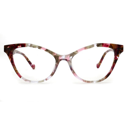 retro womens cat eye glasses frames red