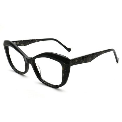cat eye eyewear frames black