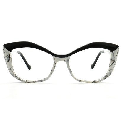 marble cat eye glasses frames for women