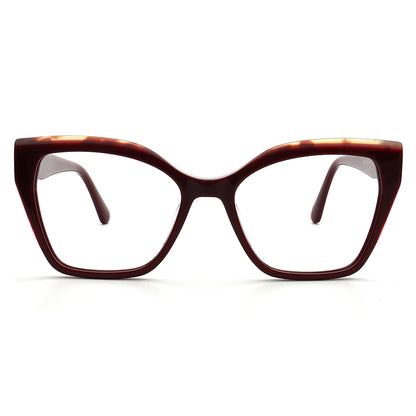 red glasses frames cat eye 