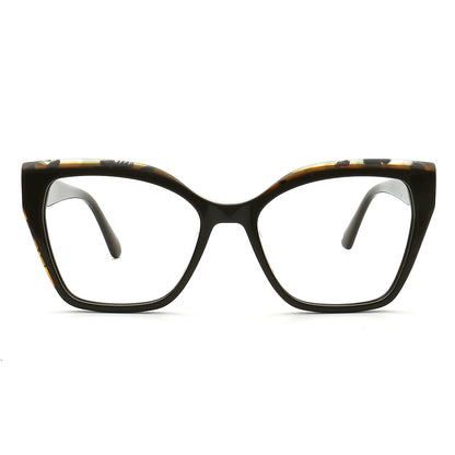 vintage brown tortoise eyeglasses frame for women