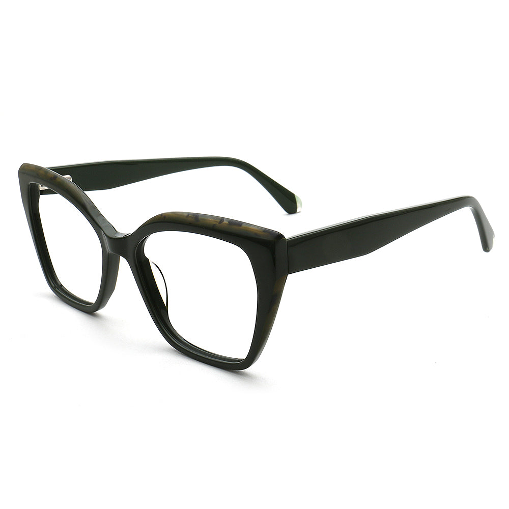 dark oversize womens eyewear cat eye