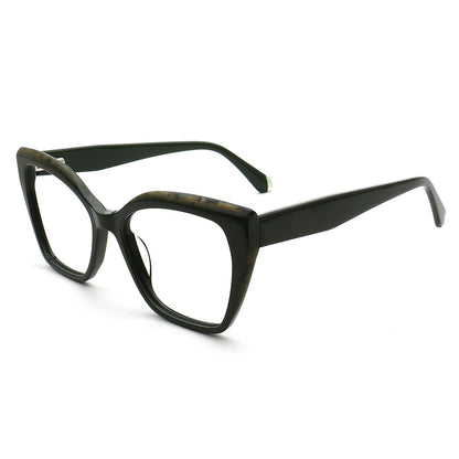 dark oversize womens eyewear cat eye