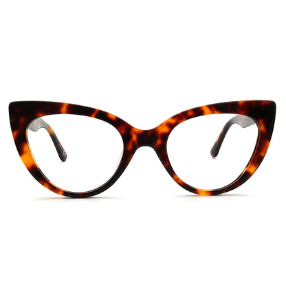 womens cat eye glasses frames leopard print