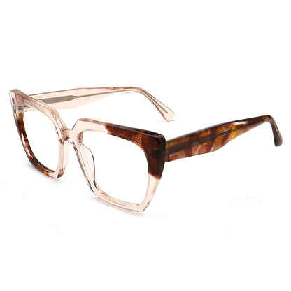 peach glasses frames for women oversize