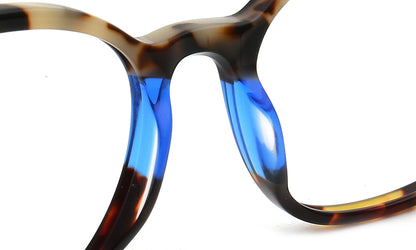 blue nose pads of women eyeglasses frames