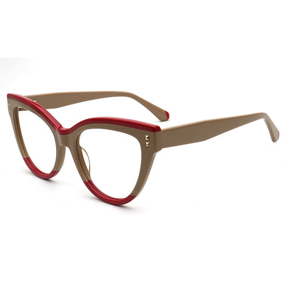 khaki womens glasses frames cat eye eyewear