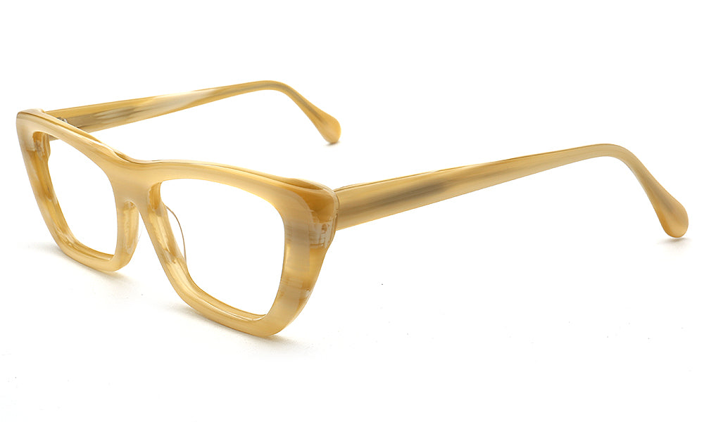 cream cat eye womens eyewear frames