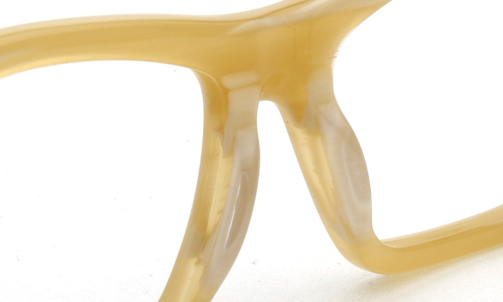 cream acetate nose pads of cat eye womens eyewear frames