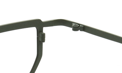 Temple of titanium eyeglass frames
