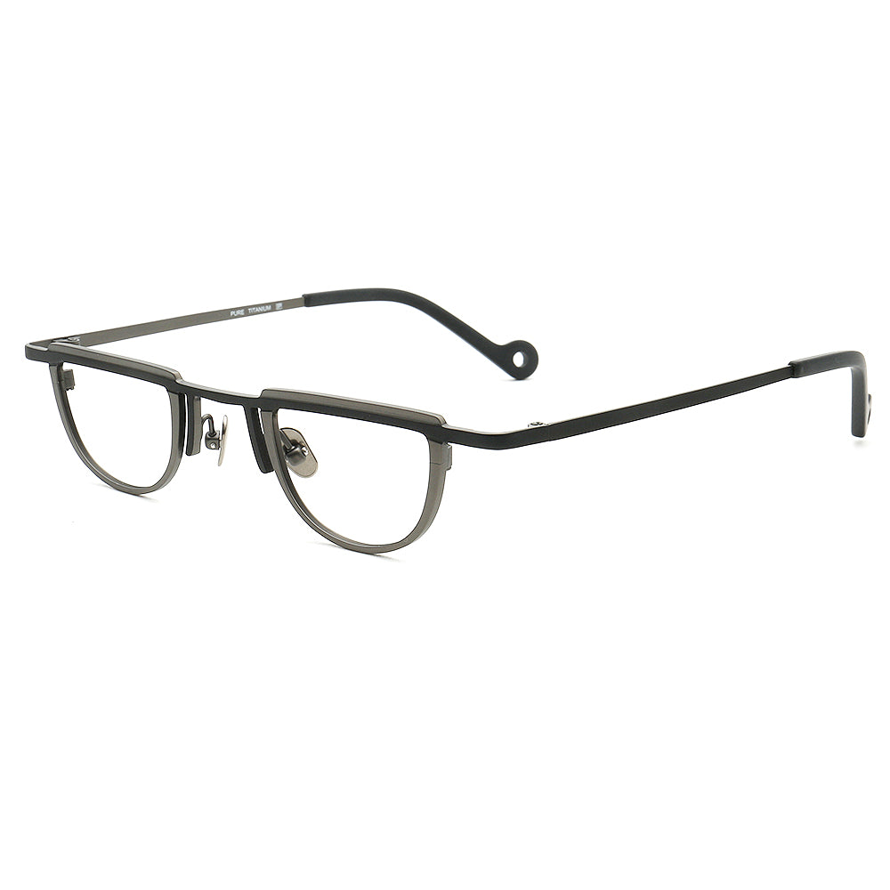 gunmetal titanium spectacles funny