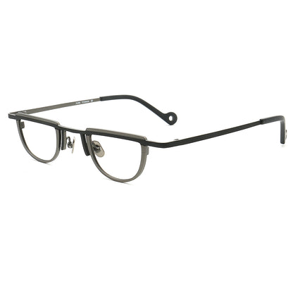 gunmetal titanium spectacles funny