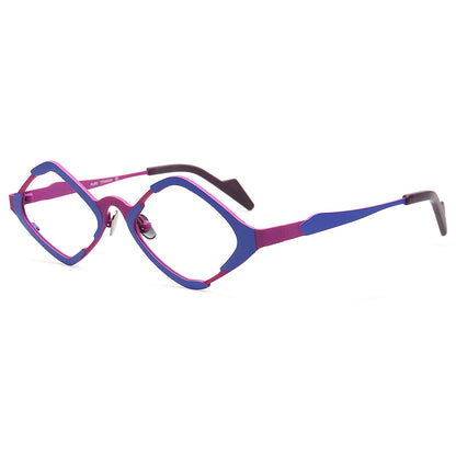 fashionable purple eyeglasses frames for women