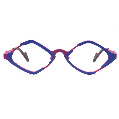 purple women titanium glasses frames trendy