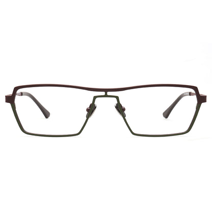 green stylish pilot glasses frames men
