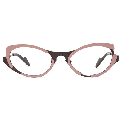 peach eyeglasses frames for women cat eye