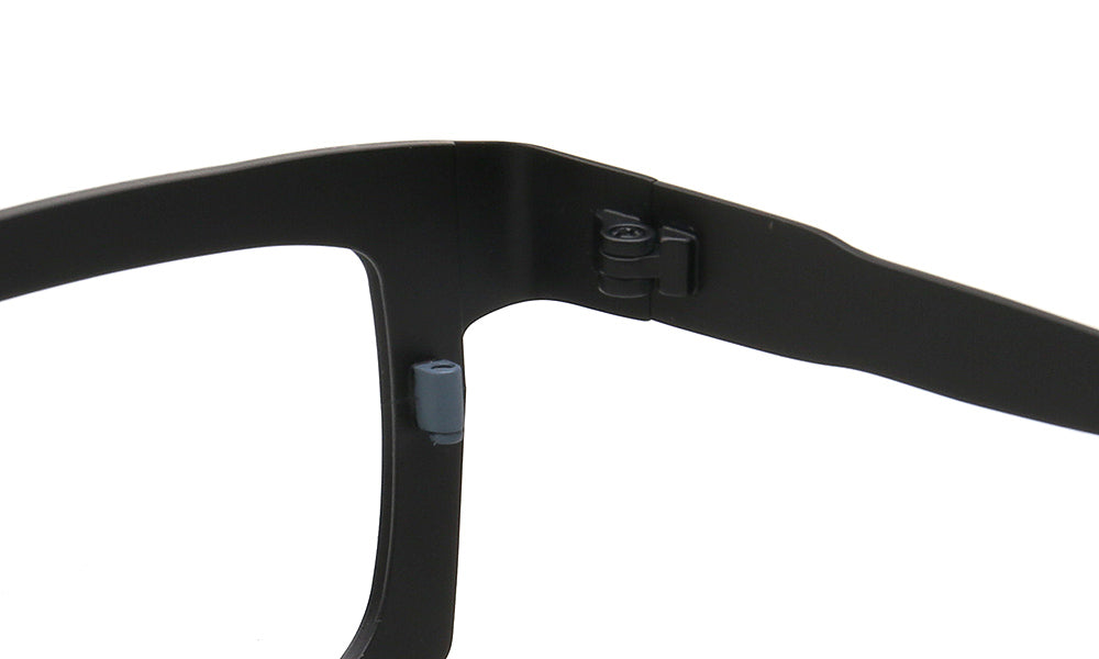 hinges of titanium glasses