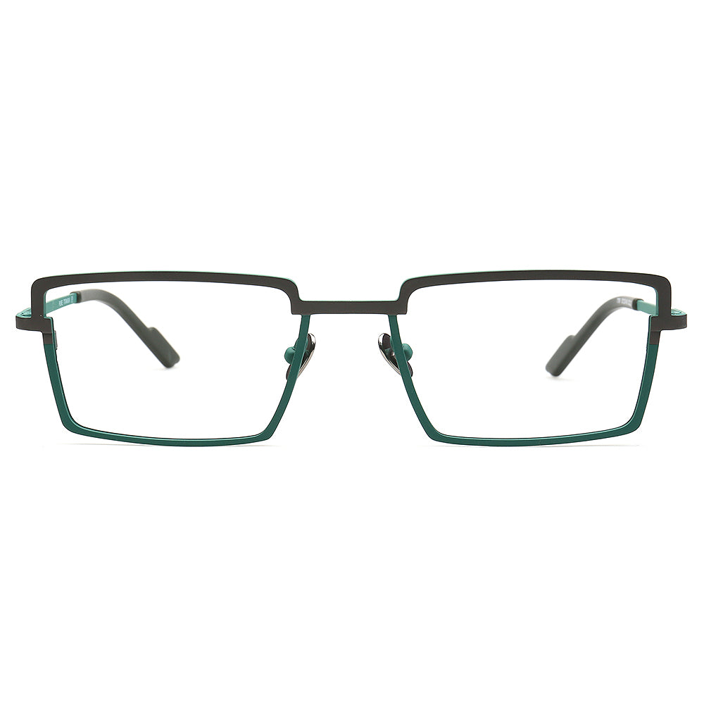 Full Rim Style Frame Charles | Classic Mens Rectangle Full Rim Eyeglasses | Modern Two Tone ...
