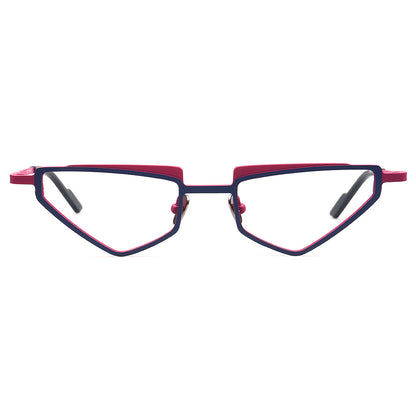 pink cat eye glasses frames for women titanium