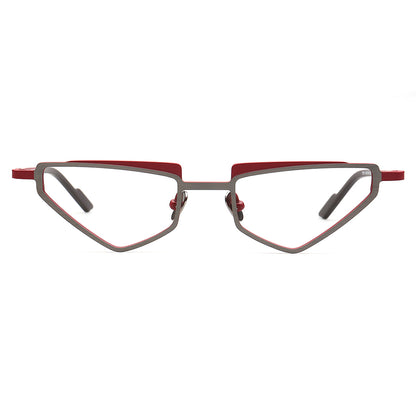 red triangle cat eye eyeglasses frames for women