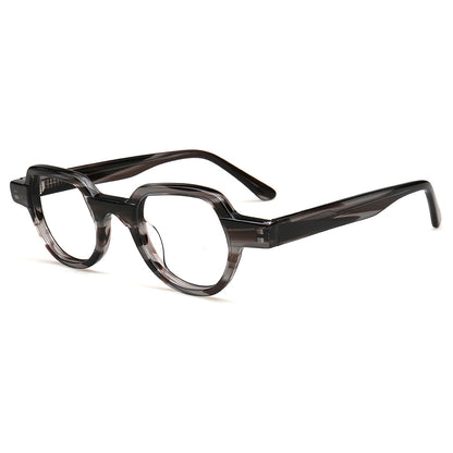 grey round eyeglass frames for men women