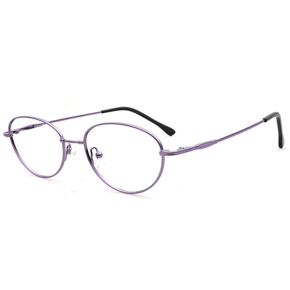 Darcy |  Womens Flexible Memory Metal Oval Glasses Frames