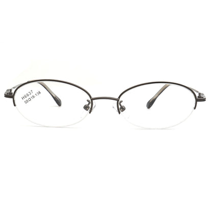 Josie | Bendable Womens Half Rim Oval Glasses Frames