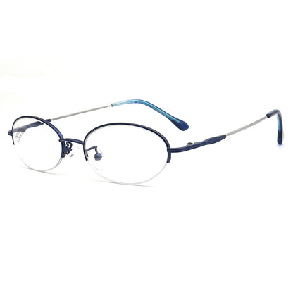 Josie | Bendable Womens Half Rim Oval Glasses Frames