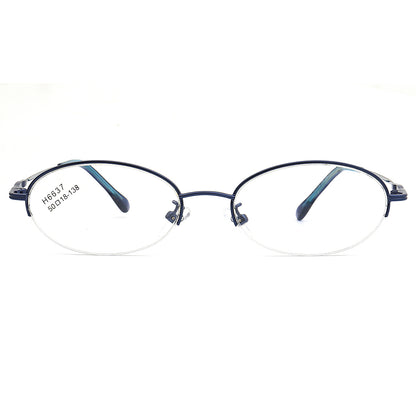 Josie | Bendable Womens Half Rim Oval Glasses Frames