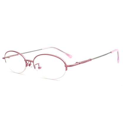 Josie | Bendable Womens Half Rim Oval Glasses Frames