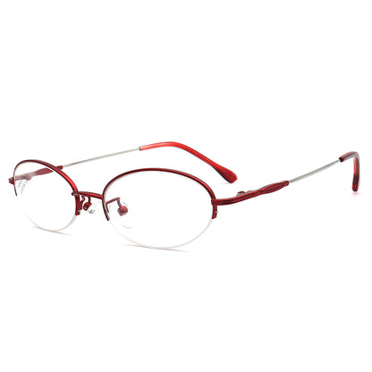 Josie | Bendable Womens Half Rim Oval Glasses Frames