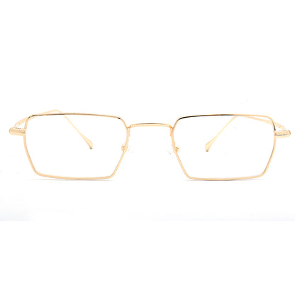mens gold square eyewear business