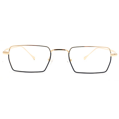 black gold mens square glasses frames
