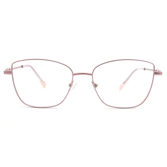 pink cat eye spectacles metal