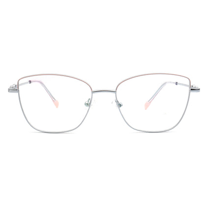 silver cat eye womens eyewear frames