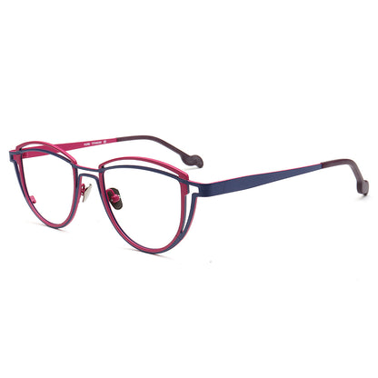 Judy | Stylish Geometric Titanium Glasses Frames