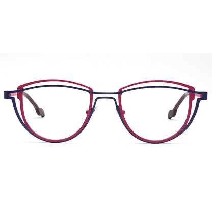 Judy | Stylish Geometric Titanium Glasses Frames