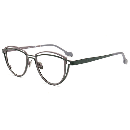 Judy | Stylish Geometric Titanium Glasses Frames
