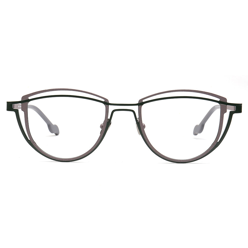 Judy | Stylish Geometric Titanium Glasses Frames