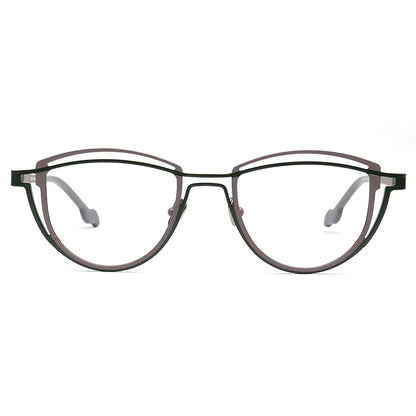 Judy | Stylish Geometric Titanium Glasses Frames