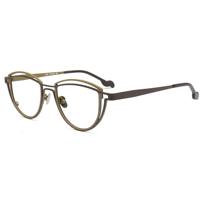Judy | Stylish Geometric Titanium Glasses Frames