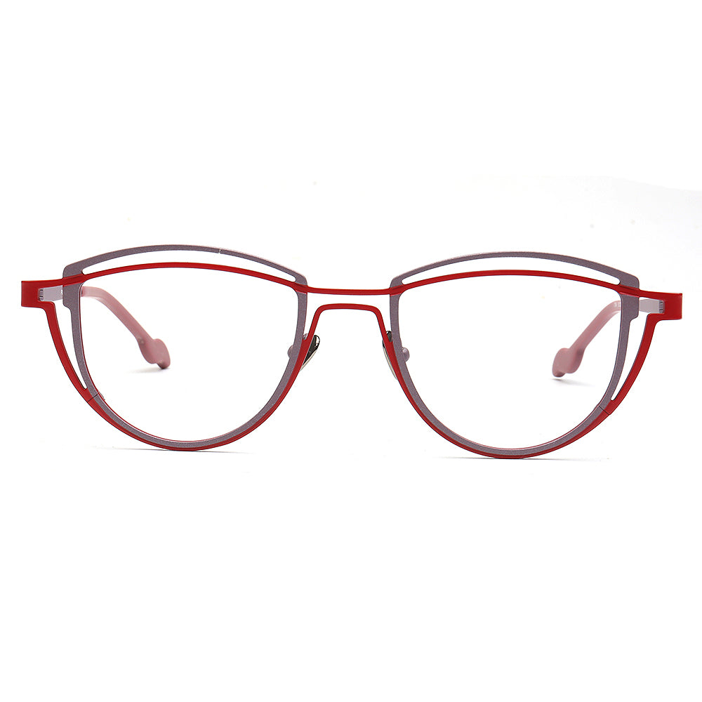 Judy | Stylish Geometric Titanium Glasses Frames