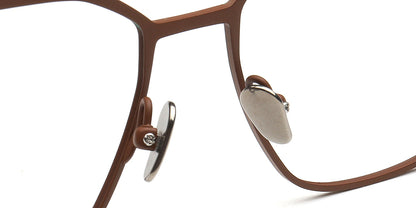 titanium nose pads of cat eye glasses frames