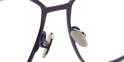 nose pads of cat eye titanium eyewear