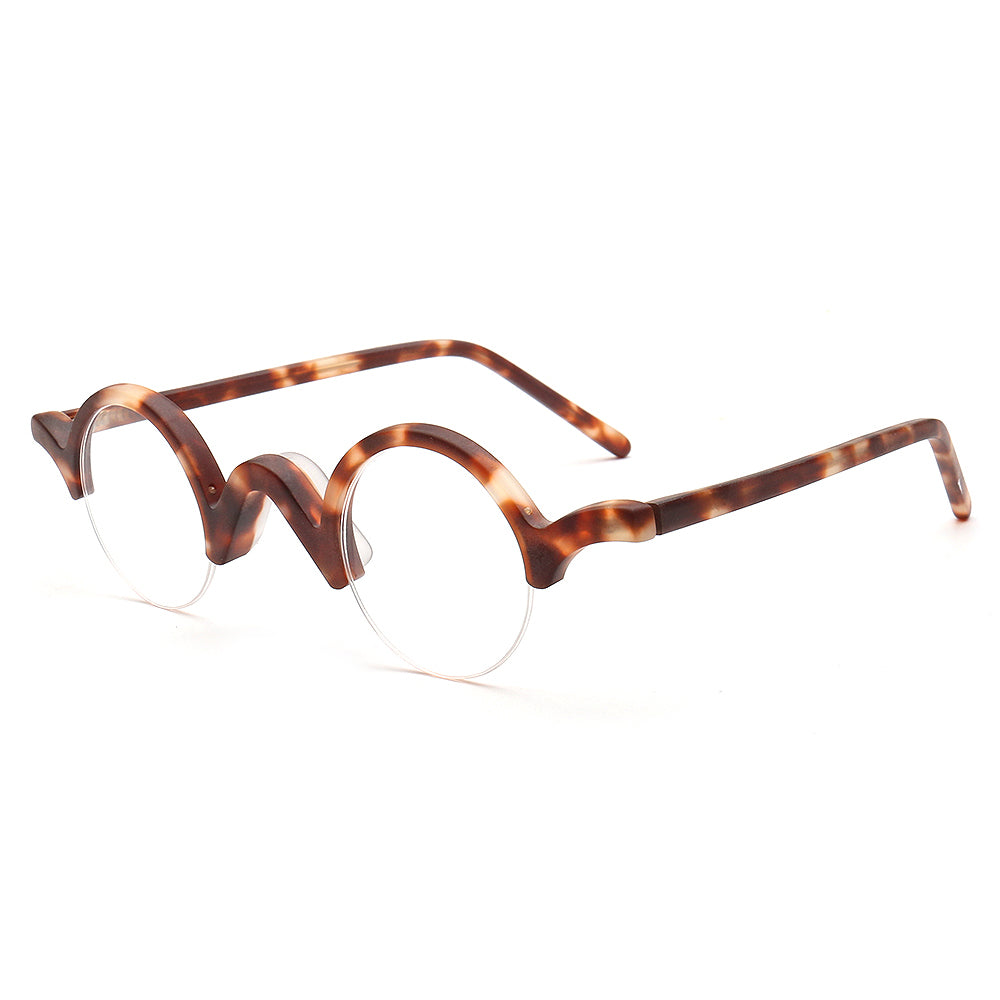 half rim tortoise womens glasses frames