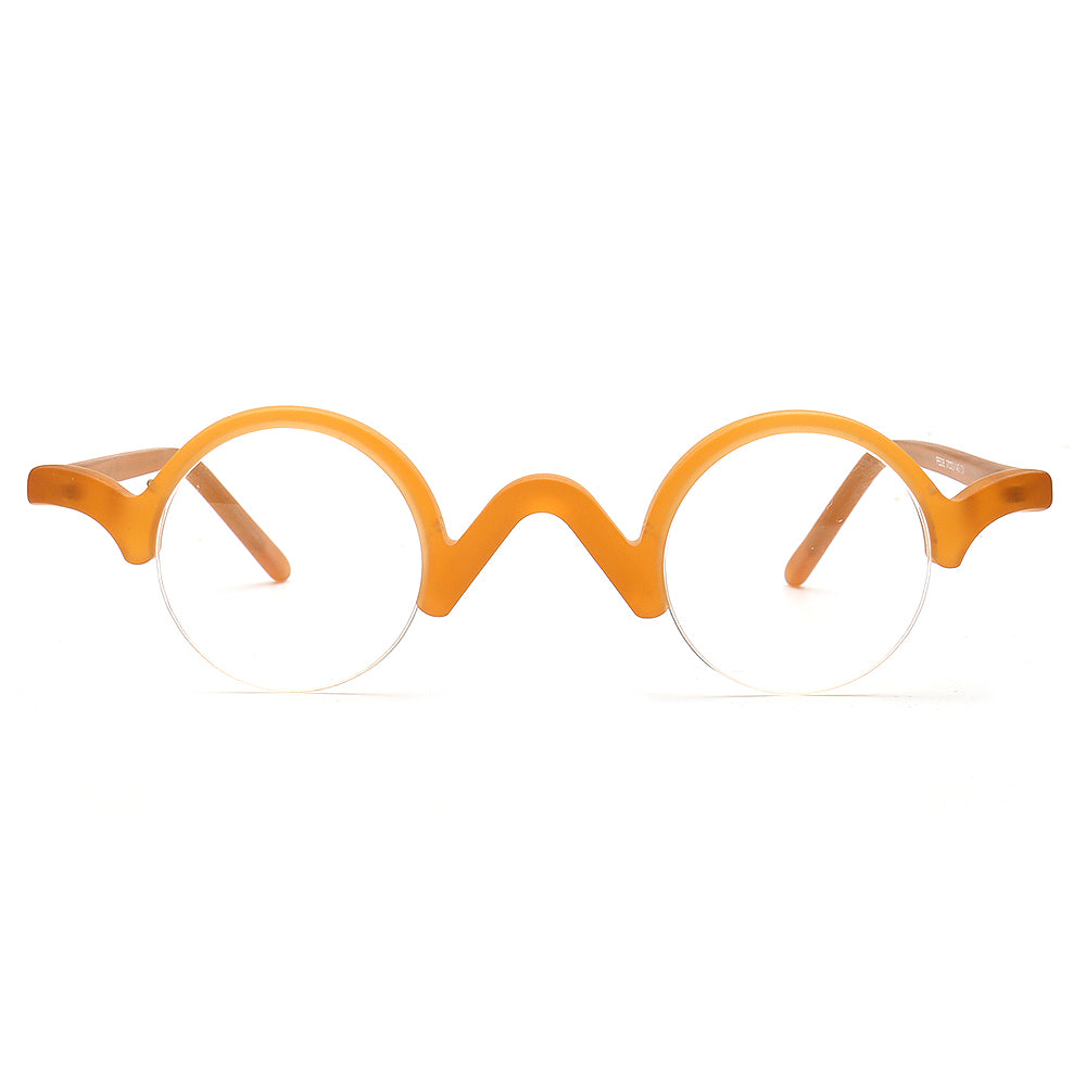 caramel small round glasses frames vintage