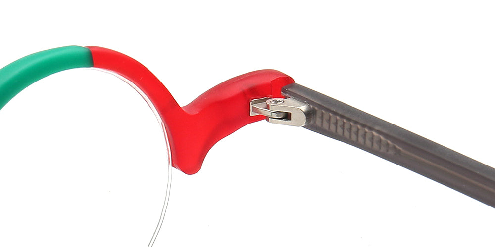 hinges of acetate half rim glasses frames
