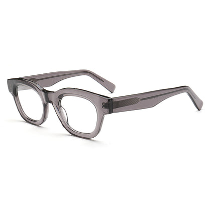 transparent grey square eyewear frames funky