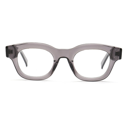 transparent grey glasses frames square